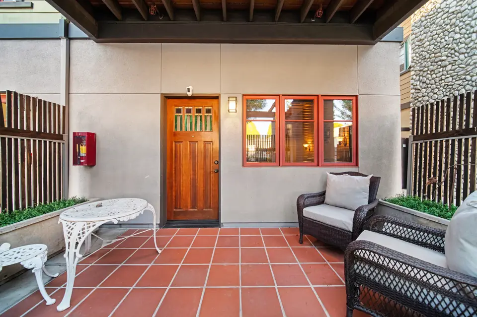 Patio seen from the other side